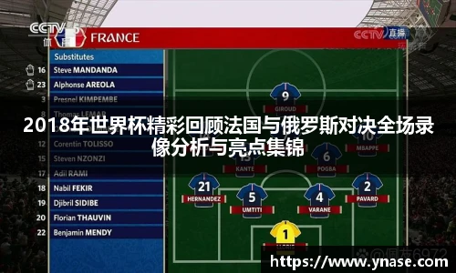 2018年世界杯精彩回顾法国与俄罗斯对决全场录像分析与亮点集锦